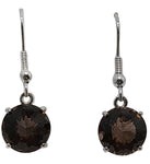 Smokey Quartz Radiant Heart Crystal™ Earrings