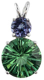 Tibetan Green Obsidian Super Nova™ with Tanzanite