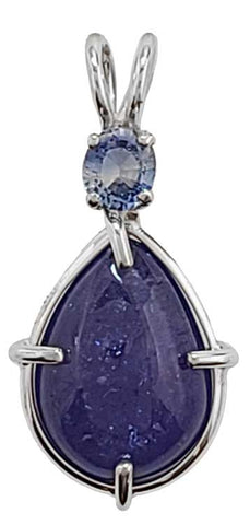 Tanzanite with Round Cut Sapphire Special 3