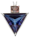 Tanzine Aura Angelic Star™ with Emerald Cut Pink Tourmaline