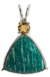 Amazonite With Round Cut Citrine Special 1