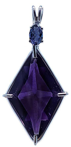 Amethyst Ascension Star™ with Oval Cut Tanzanite
