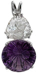 Amethyst 14mm Super Nova™ with Trillion Cut Danburite Special 3