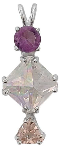 Angel Aura Mini Magician Stone™ with Amethyst & Morganite