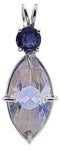 Angel Aura Infinite Eye™ with Round Cut Iolite