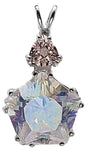 Angel Aura Star of Venus™ with Trillion Cut Morganite