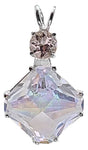 Angel Aura Small Magician Stone™ with Round Cut Morganite