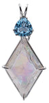 Angel Aura Ascension Star™ with Trillion Cut Blue Topaz