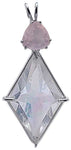 Angel Aura Ascension Star™ with Trillion Cut Rose Quartz