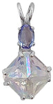 Angel Aura Mini Magician Stone™ with Oval Cut Tanzanite