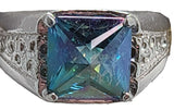 Aqua Aura Magician Stone™ Mens Ring