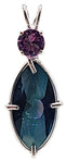 Aqua Aura Infinite Eye™ With Round Cut Amethyst