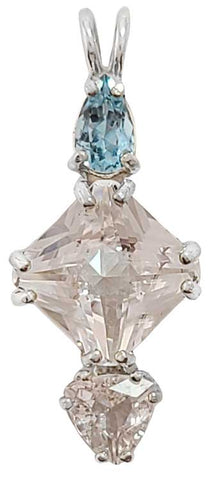 Danburite Mini Magician Stone™ with Aquamarine & Morganite