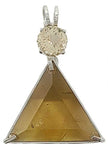 Pristine Citrine Star of David™ with Round Cut Golden Labradorite