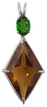 Citrine Ascension Star™ with Oval Cut Chrome Diopside