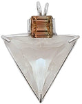Clear Quartz Angelic Star™ With Bi-Color Tourmaline