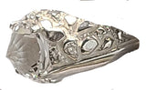 Clear Quartz Radiant Heart Crystal™ Mens Ring