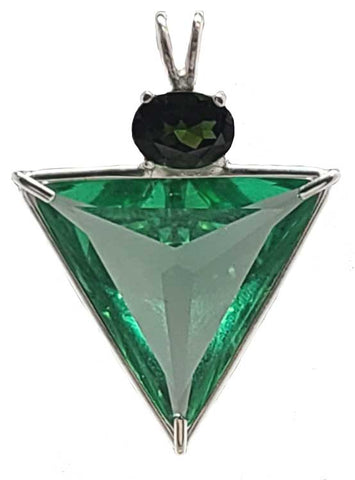 Colombian Obsidian Angelic Star™ with Chrome Diopside