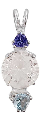 Danburite Round Cut, Tanzanite & Blue Topaz Special 3