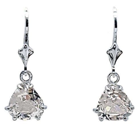 Danburite Trillion Dangle Earrings Special 2