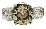 Golden Labradorite Radiant Heart Crystal™ Ring