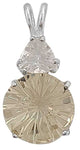 Golden Labradorite Super Nova™ with Trillion Cut Danburite