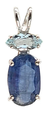 Kyanite With Marquise Aquamarine Special 2