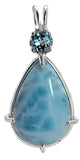 Larimar With Blue Topaz