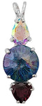 Aqua Aura Super Nova™ with Mystic Topaz & Rhodolite Garnet