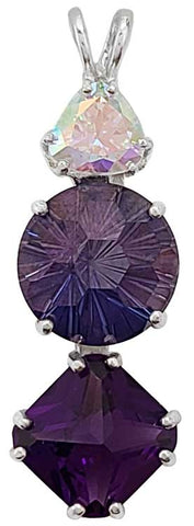 Tanzine Aura Super Nova™ with Mystic Topaz & Siberian Purple Quartz