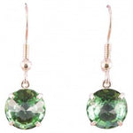 Tibetan Green Obsidian Radiant Heart™ Earrings