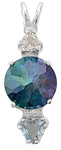 Aqua Aura Mini Radiant Heart™ with Phenacite & Blue Topaz