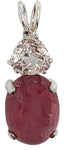 Pink Tourmaline with Trillion Cut Danburite Special 3