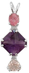 Amethyst Mini Magician Stone™ with Pink Tourmaline & Morganite