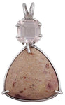 Pixie Rhyolite with Square Cut Rose Quartz Special 2