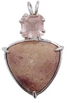 Pixie Rhyolite with Square Cut Rose Quartz Special 2