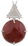 Red Quartz with Triangle Cut White Topaz Special 2
