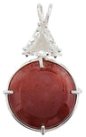 Red Quartz with Triangle Cut White Topaz Special 2