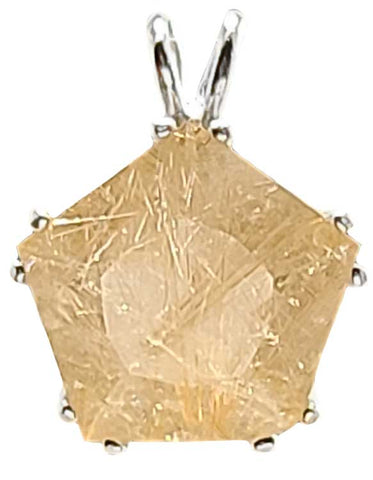 Rutilated Quartz Star of Venus™