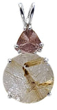 Rutilated Quartz Super Nova™ with Sunstone