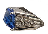 Siberian Blue Quartz Magician Stone™ Mens Ring