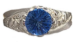 Siberian Blue Quartz Super Nova™ Mens Ring