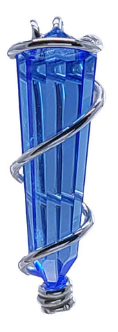 Siberian Blue Quartz Mini Kabbalistic Crystal™