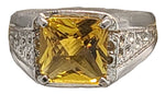 Siberian Gold Quartz Magician Stone™ Mens Ring