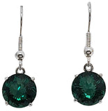 Siberian Green Quartz Radiant Heart Crystal™ Earrings