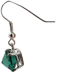 Siberian Green Quartz Radiant Heart Crystal™ Earrings