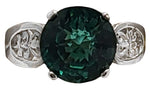 Siberian Green Quartz Radiant Heart Crystal™ Ring