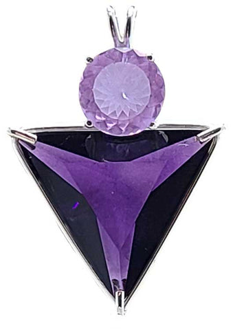 Siberian Purple Quartz Angelic Star™ with Ruby Lavender Quartz