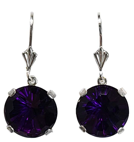 Siberian Purple Quartz Super Nova™ Regular Dangle Earrings