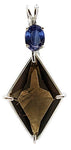 Smokey Quartz Ascension Star™ with Oval Cut Kyanite